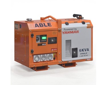 Yanmar - Diesel Generator | 6kVA 240V 23Amps - LOW PROFILE