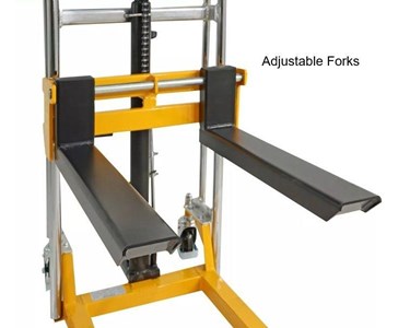Mitaco - Platform & Fork Stacker – 400kg Capacity – Adjustable Forks – Platform