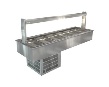 Cossiga - Bain Marie Linear Cold Well 2165mm | LSRF6