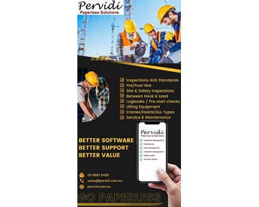 Pervidi - Paperless Lifting Inspection 