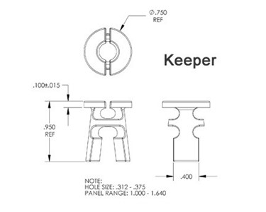 NEW Sign Fastener Pin and Keeper | NPA