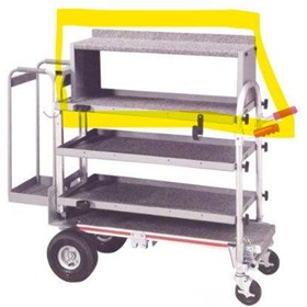 Magliner Gemini Senior Carpeted Riser Rack