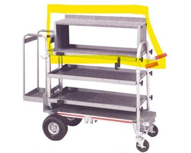 Magliner Gemini Senior Carpeted Riser Rack