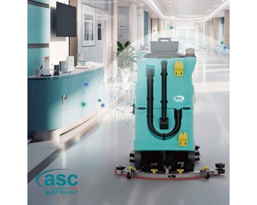 Ride On Floor Scrubber 6.5km/hr | ASC T86