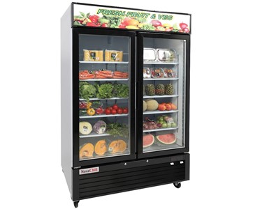 NovaChill - SM1300GZ - Double Glass Door Bottom Mount Display Freezer