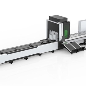 LF60MS Tube Laser Cutter - 3 Chuck Fiber Laser