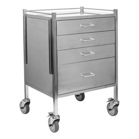 Juvo Stainless Steel Anesthesia Trolleys