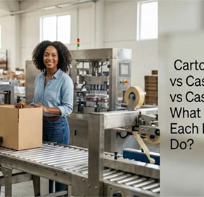 Carton Sealer vs Case Erector vs Case Packer: What Does Each Machine Do?