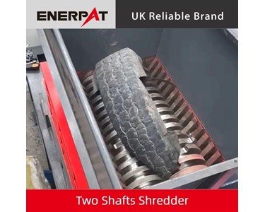 Enerpat - Tire Shredder for Pyrolysis / Improve Pyrolysis Feed Efficiency