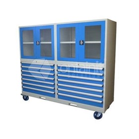 2020 Series Storeman Workstation Cabinets with Clear Doors