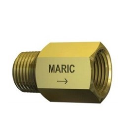 Maric | Screwed Flow Control Valves | Brass & Chrome