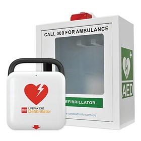 CR2 Essential Defibrillator with Indoor Cabinet