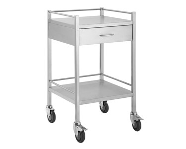 Select Patient Care - Instrument Trolley | Stainless One Drawer Trolley