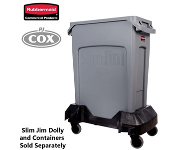 Rubbermaid - Slim Jim Interlocking Resin Dolly for 60 and 87 Litre Containers