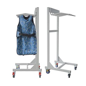 CMA Mobile Slim Line Hang Rite Full Gown / Apron Rack / Hanger