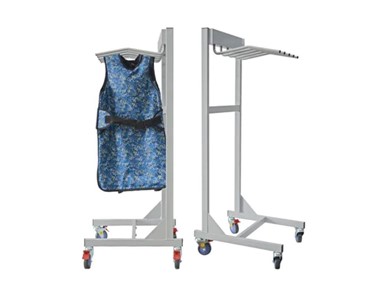 CMA Mobile Slim Line Hang Rite Full Gown / Apron Rack / Hanger