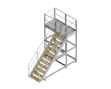 OEM Group - Fixed Plant Access Platform | Drum Safety Access Platform – Anti-Slip