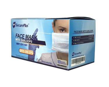 Plus Medical - Face & Surgical Masks I SecurePlus Face Masks with Earloops