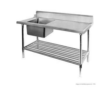 Left Inlet Single Sink Bench