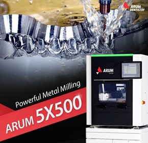 5-Axis Dry Dental Milling Machine – Arum 5X-500