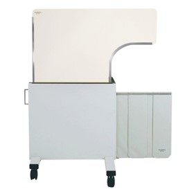 Contoured Mobile X-Ray Shield with Lower Body Panel | MVG-WD3041