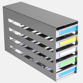 One-piece ULT Freezer Rack