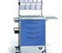 Anaesthesia Trolley 5 Drawer Blue Central Locking & Accessories