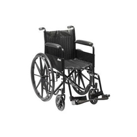 Drive S1 Steel Wheelchair Self Propelled 18″