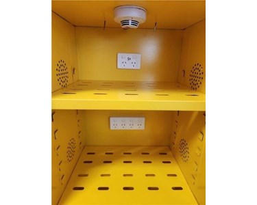 Lithium-Ion Battery Charging & Storage Cabinet 45L Fire-Safe