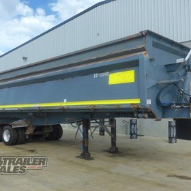 Used Side Tipper Trailer | 2018 Tri Axle Road Train Lead 