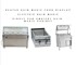 BAIN MARIE | SQUARE WET & DRY, ANGLED COUNTERTOP, HEATED W/O GLASSTOP