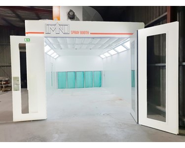 MN Spraybooths - Automotive Spray Booth | Semi Downdraft