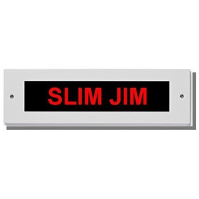 Sim Jim - The Thin Profile Backlit LED Lights Sign