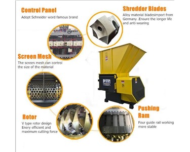Enerpat - High Quality Commercial Wood Pallet Single Shaft Shredder Machine