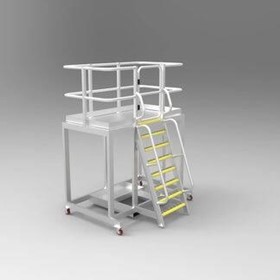 Mobile Aluminium Maintenance Access Platform | 785/789 Rear Tray