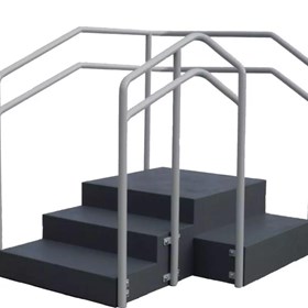 Rehabilitation Stairs | Fortress Corner Stairs / Angled 90°