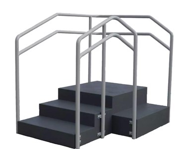 Rehabilitation Stairs | Fortress Corner Stairs / Angled 90°