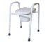 R & R Healthcare Equipment - Over Toilet Frame With Splash Guard - 450mm
