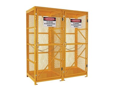 Mitaco Pty Ltd - Gas Cylinder Storage Cage – Forklift LPG Cylinder & Gas Bottle Storage