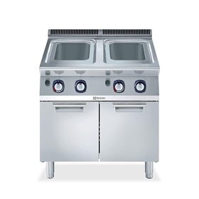 Pasta Cooker | Gas | 24L + 24L Double Well Gas 800 mm | E7OOBSBAME