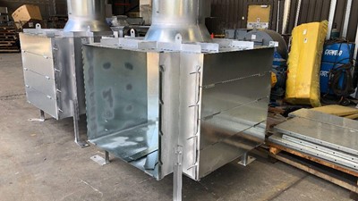 Custom-made Heavy Duty Plenum Boxes for Mining extraction