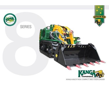 Kanga - Mini Wheeled Skid Steer Loader | 8-Series DW825