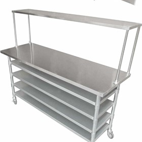 1.5MTRS 304 STAINLESS STEEL BENCH 4 | GYM HOSPITAL