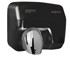Mediclinics - Hand Dryer | Saniflow hand dryer, rotating nozzle, auto. Black steel.