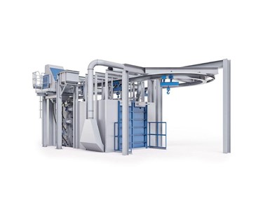 Superior - Shotblasting Machine | SUPERIOR EdgeBlast Continuous Hook