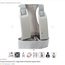 Tynor Posture Corrector A33 | Upper Back & Shoulder Support Brace