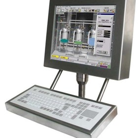 Computer Workstation Operator Panels - Stainless Steel