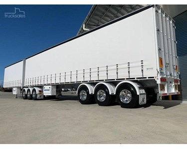 Krueger - Curtainsider Trailer | 34 Pallet Capacity