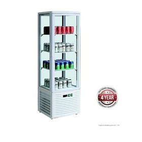 Four-sided Countertop Display Fridge Ivory-white – LSC235
