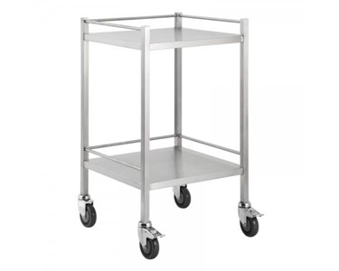 Select Patient Care - Instrument Trolley | Stainless Two Shelves Trolley